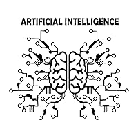 Wall Decals Sticker-ificial Intelligence Brain-Vinyl Sticker-Neural Network Computers-Room Decor Stickers-Custom Color-Removable-bS000x126k-28.5x33 in