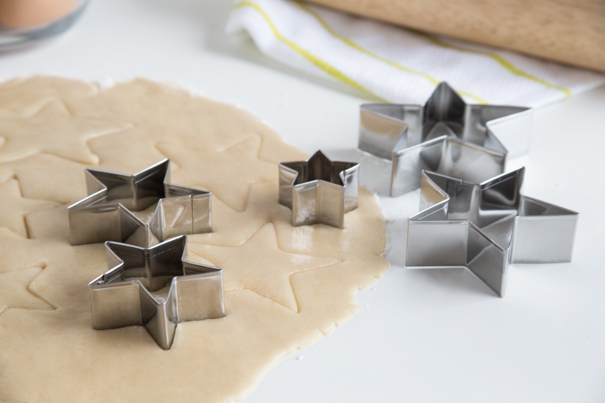 Fox Run Stainless Steel Star Cookie Cutters, 1 x 3.5 x 3.5 inches, Metallic