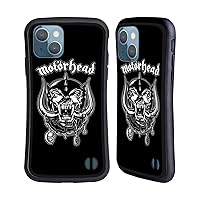Head Case Designs Officially Licensed Motorhead Silver War Pig Graphics Hybrid Case Compatible with Apple iPhone 13