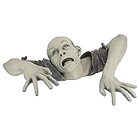 Design Toscano DB383020 The Zombie of Montclaire Moors Indoor/Outdoor Garden Statue Halloween Decoration, 31 Inches Wide, 19 Inches Deep, 8 Inches High, Full Color Finish