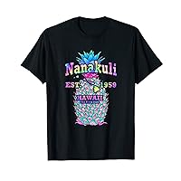 Nanakuli Hawaii HI Tropical Pineapple T-Shirt