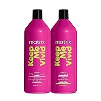 Matrix Keep Me Vivid Shampoo & Conditioner | Prolongs Color Vibrancy, Prevents Fading, & Enhances Shine | Sulfate-Free | For Color Treated Hair | Salon Shampoo & Conditioner | Packaging May Vary