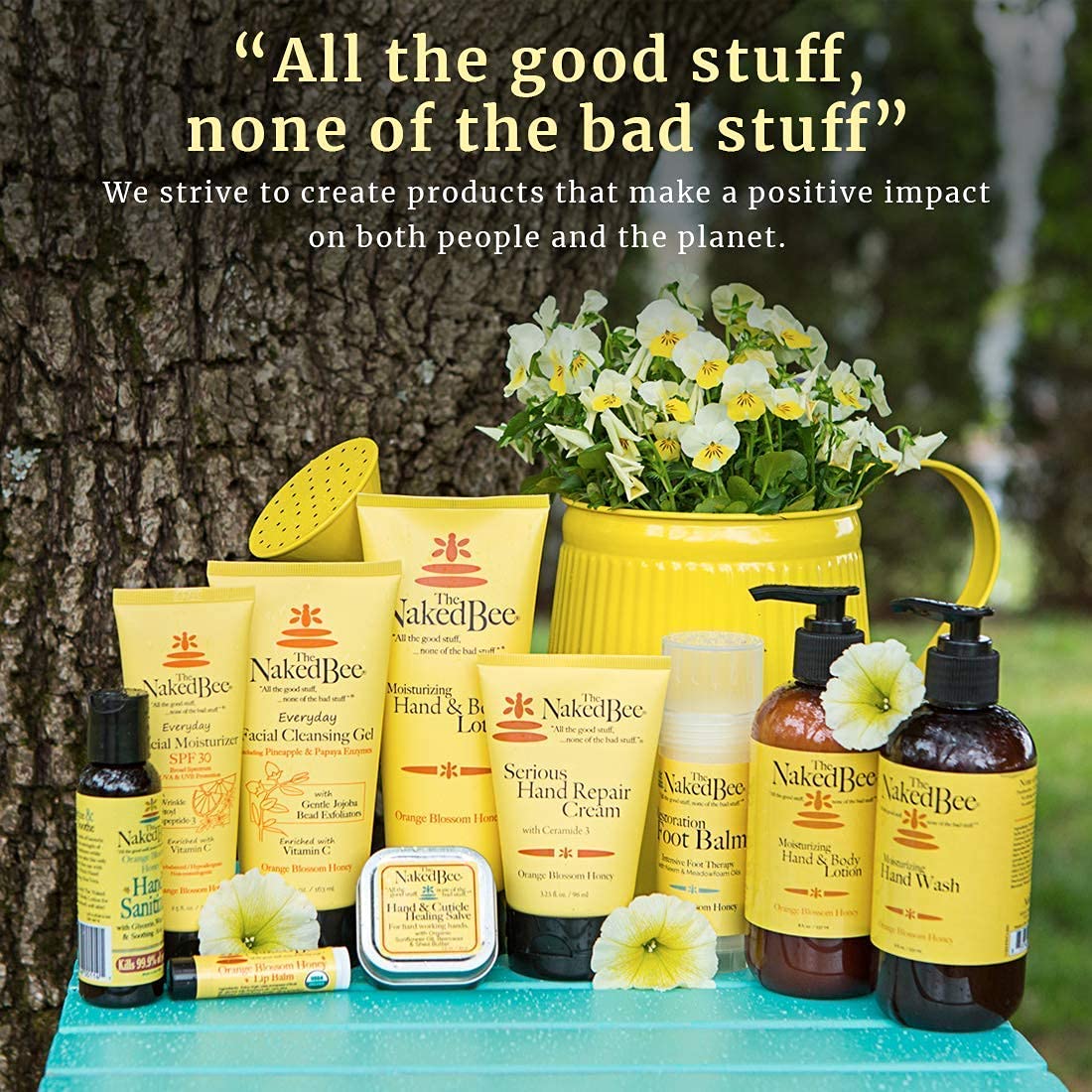 The Naked Bee Blossom Honey Restoration Foot Balm 2oz + Hand and Body Lotion 6.7oz+ Serious Hand Repair Cream Lotion