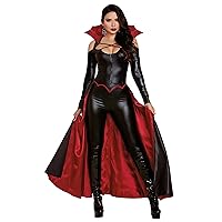 Dreamgirl Adult Vampire Costume for Women, Modern Gothic Female Vampire, Princess of Darkness Halloween Costume