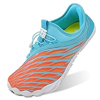 Scurtain Unisex Mens Womens Athletic Hiking Water Shoes Slip-in Barefoot Aqua Shoes for Beach Swimming Hiking Boating Sailing
