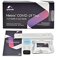 Metrix® COVID Test - Works with Metrix® Reader - PCR-Accurate Molecular - FDA Authorized – Single Use Test Only, Separate Reusable Reader Required