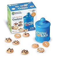 Smart Counting Cookies - 13 Pieces, Ages 18+ Months Toddler Counting & Sorting Skills, Toddler Math Learning Toys, Play Food for Toddlers, Chocolate Chip Cookies