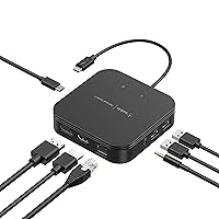 Belkin Thunderbolt 3 Dock Core With Thunderbolt 3 Cable - Usb C Hub - 7-In-1 Docking Station For Macs & Windows, 60W Upstream Charging, With Gigabit Ethernet, Displayport & Audio Ports