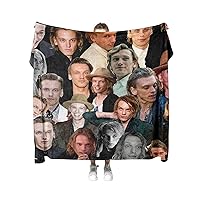 Lament Configuration Jamie Campbell Bower Photo Collage Throw Blanket for Women Men Girls Boys Couch Sofa Bed Decor 60