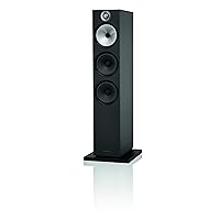 603 S2 Anniversary Edition Floorstanding Speaker - Features Decoupled Double Dome Aluminum Tweeter, Continuum Cone FST Midrange, Dual Paper Cone Woofers, Includes Grille, Black