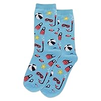 Hot Sox Snorkel Kids Socks, Aqua, 1 Pair, Large/X-Large