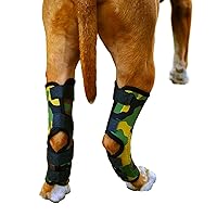 Dog Rear Leg Braces Size L - Pair of Hock Braces with Extra Support for Back Legs - Ideal for Dogs with Arthritis in Joints, Strains or Sprains, Wound Healing, Loss of Stability