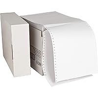 Sparco Computer Paper, Plain, 20 lbs, 9-1/2 x 11 Inches, 2550 Sheets Count, White (SPR61391)