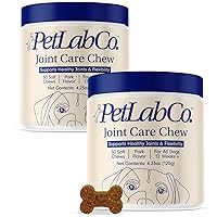 Joint Care Chews - High Levels of Glucosamine for Dogs, Green Lipped Mussels, Omega 3 and Turmeric - Dog Hip and Joint Supplement to Actively Support Mobility (Value 2 Pack)