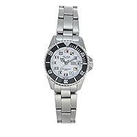Del Mar 50290 Womens 200 Meter Sport Watch Classic Stainless Steel Nautical Dial