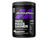 MuscleTech 100% Mass Gainer Protein Powder Chocolate 5.15 lbs and Vanilla 5.15 lbs Bundle