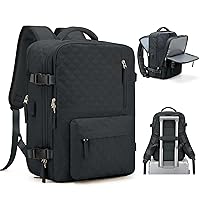 VECAVE Travel Carry on Laptop Backpack for Women Men, Flight Approved Backpack, Waterproof Sports College bag Casual Daypack for Weekender Business Hiking with Shoe Compartment Grey
