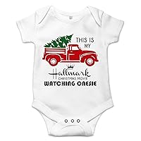 This is my Christmas Movie Watching Onesie Holiday Baby Bodysuit