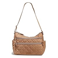 Verabradley Womens Performance Twill Triple Zip Shoulder Satchel Purse