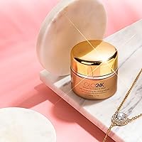 GLO24K Red Light Skin Rejuvenation Beauty Device for Face and Neck and GLO24K Hydrating and Lifting Mask