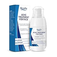 Acne Treatment Serum for Face and Body: Targets Cystic, Hormonal Acne & Pimple, Acne Cream with Salicylic Acid, Tea Tree Oil, Aloe Vera - Acne Cure Achieve Clear, Smooth Skin, Prevent Acne Scars.