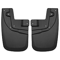 Husky Liners - Front Mud Guards | 2005 - 2015 Toyota Tacoma w/ OEM Fender Flares & Mud Guards, Front Set - Black, 2 Pc | 56931