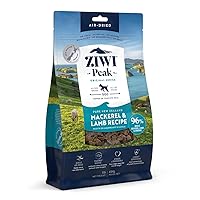 ZIWI Peak Air-Dried Dog Food – All Natural, High Protein, Grain Free and Limited Ingredient with Superfoods (Mackerel and Lamb, 1.0 lb)