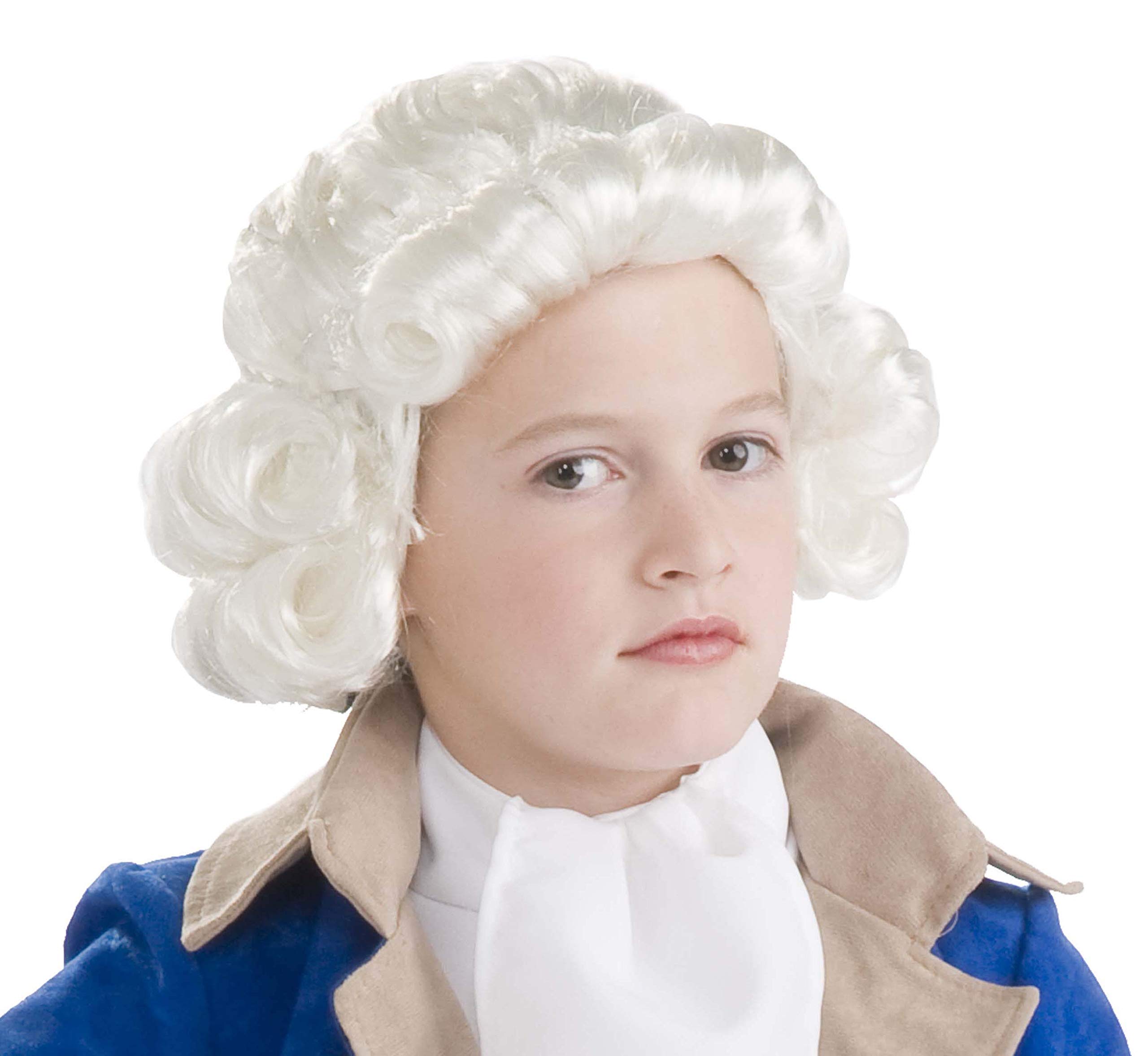 Forum Novelties Colonial Boy Child Wig, White