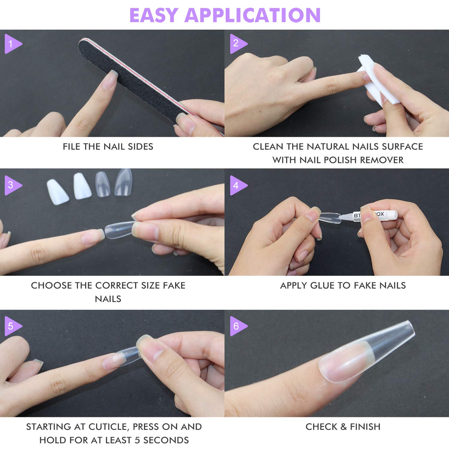 Mua Nail Glue for Acrylic Nails - Nail Glue for Press On Nails, 8 Pcs  BTArtbox Adhesive Super Bond for Fake Nails Tips Long Lasting,  oz trên  Amazon Mỹ chính hãng 2023 | Fado