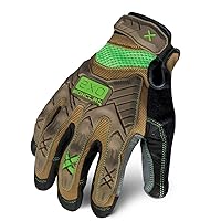 Ironclad EXO Motor Impact Glove; Work Gloves, TPR Impact Protection, (1 Pair), EXO2-PIG-05-XL,Brown