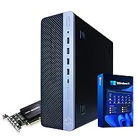 HP Workstation PC Desktop Computer | Editing and Design | NVIDIA Quadro K1200 4GB GPU | Intel Core i5 | 32GB DDR4 RAM, 1TB SSD + 4TB HDD | Wi-Fi 5G + Bluetooth | Windows 11 Pro (Renewed)