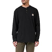 Carhartt Men's Loose Fit Heavyweight Long-Sleeve Pocket Henley T-Shirt Carhartt Men's Loose Fit Heavyweight Long-Sleeve Pocket Henley T-Shirt