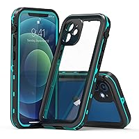 Case for iPhone 12 Pro Max, IP68 Certified Waterproof Case Underwater Full Sealed Cover Snowproof Shockproof Dirtproof with Built-in Screen Protector for iPhone12/12 Mini/12 Pro