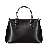 Top Handle Vegan Leather Satchel Bag For Women Retro Faux Casual Purse Classic Vintage Simple Shoulder Handbag