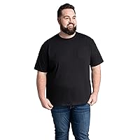 Fruit of the Loom Men's Big & Tall Eversoft Cotton Short Sleeve T Shirts, Breathable & Moisture Wicking with Odor Control