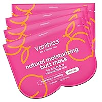 Butt Mask - Moisturizing Butt Mask for Women - Hydrating & Soothing Beauty Mask for Your Bum - Collagen Mask Skincare for Buttocks (4 Pack)