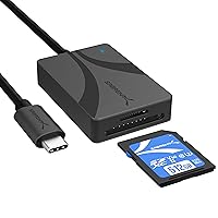 SABRENT Rocket V60 512GB SD UHS-II Memory Card R270MB/s W170MB/s + USB-C Dual Slot Card Reader UHS II SDXC and microSDXC SD 4.0