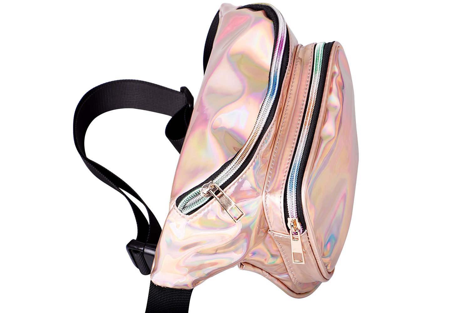G-Fiend Women Waist Pack Holographic Shiny Fanny Pack Fashion Bum Bag
