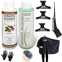 Complex Brazilian Keratin Hair Blowout Treatment With Keratin Tool kit Professional Results Straighten and Smooths Hair 120ml Queratina Keratina Brasilera Tratamiento