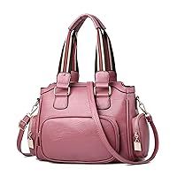 Ladies Handbag Lightweight Tote Bag Top Handle Bag Shoulder Bag PU Leather Multi Pockets Crossbody Bag Messenger Bag