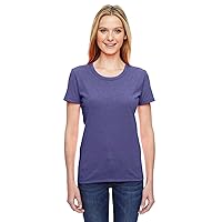 Ladies 5 Oz HD Cotton T-Shirt - Retro Htr Purple - M - (Style # L3930R - Original Label)