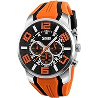 findtime Mens Sport Watches for Men Reloj para Hombre Colorful Cool Unique Analog Stylish Wrist Watch Chronograph for Running Training Stopwatch