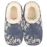 Pardick Petiole Scandinavian Womens Slipper Comfy House Slippers Fuzzy Slippers Warm Non-Slip Slipper Socks Soft Cozy Sole Slippers for Indoor Home Bedroom