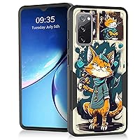for Galaxy S20 FE 5G 2022 Case,Heavy Duty Dual Layer Hybrid Hard PC Soft Rubber Shockproof Protective Rugged Bumper Case for Samsung Galaxy S20 FE 5G 6.5inch,Cute Cat Pattern