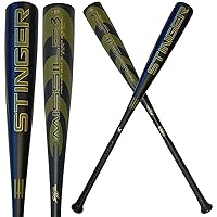 Stinger Missile 3 USSSA Baseball Bat Drop 10, 8, and 5 - Certified One-Piece Alloy Youth Baseball Bat - 2 3/4