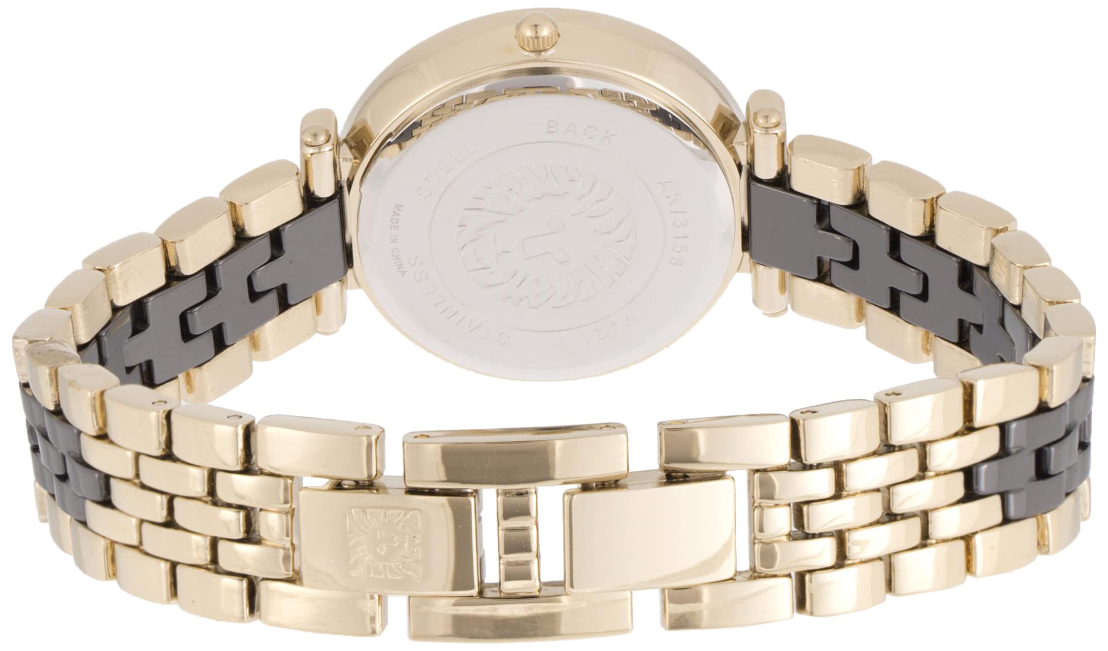 Anne Klein Women's Genuine Diamond Ceramic Bracelet Watch