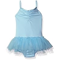 Clementine Apparel Girl's Microfiber Camisole Cami Tutu Chiffon Skirt Dance Dress Leotard Ballerina Dancewear Costume