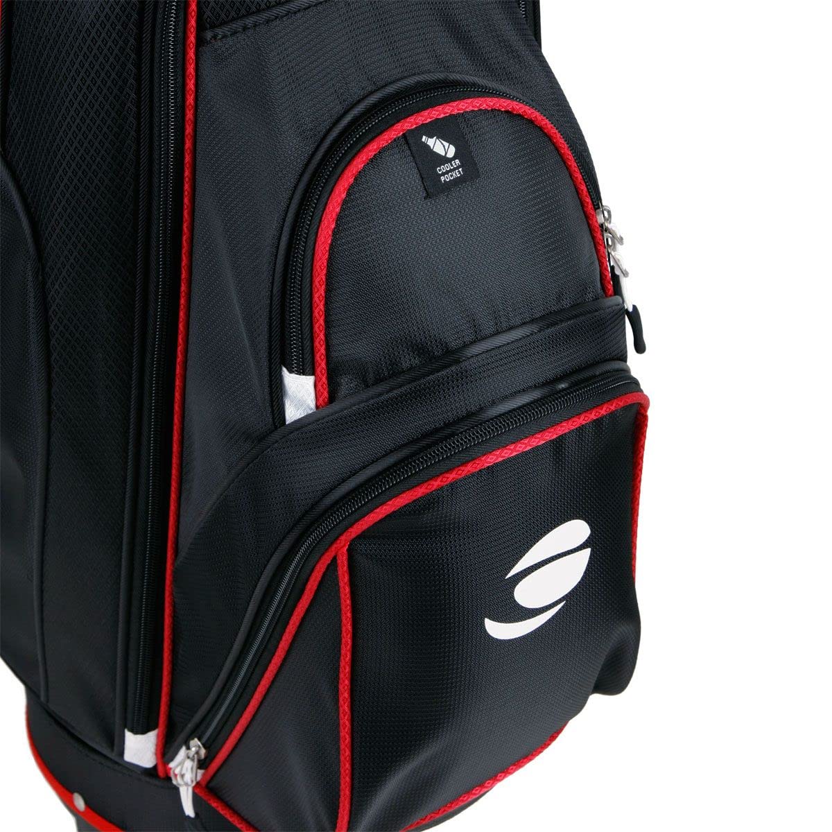 Orlimar CRX 14.6 Golf Cart Bag, 14-Way Divider Top, 6 Zippered Pockets Including Insulated Cooler Pocket