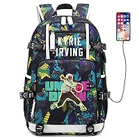 Basketball Player I-rving Multifunction Backpack Travel Daypacks Fans Bag For Men Women (Style 10)