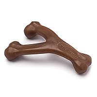 Indestructible Wishbone Dog Chew Toy for Aggressive Chewers, Long Lasting Tough Boredom Breaker for Dogs, Real Peanut Flavour, For Medium Dogs, Made in the USA.